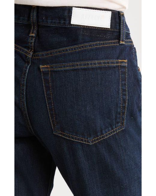 Re/done Blue Twisted Bootcut Jeans