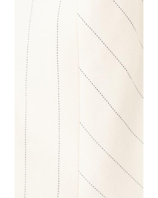 Mango White Open Back Halter Top