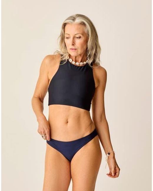 Carve Designs Women's Blue Sanitas 2.0 Compression Bottom bikinis