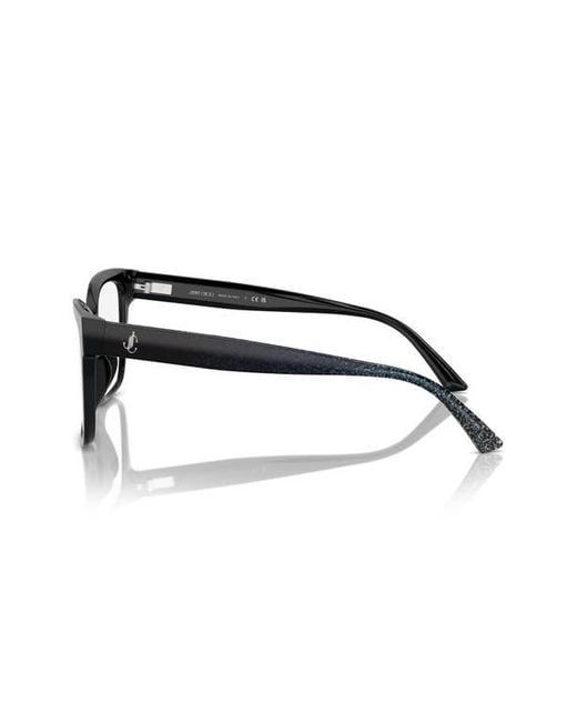 Jimmy Choo Black 53Mm Pillow Optical Glasses