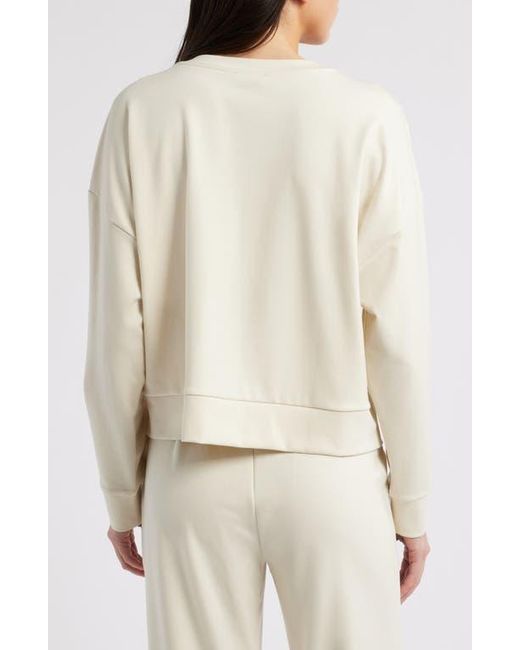 Eileen Fisher Natural Boxy Knit Top