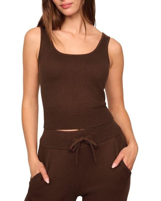 Eberjey Brown Sweater Knit Tank