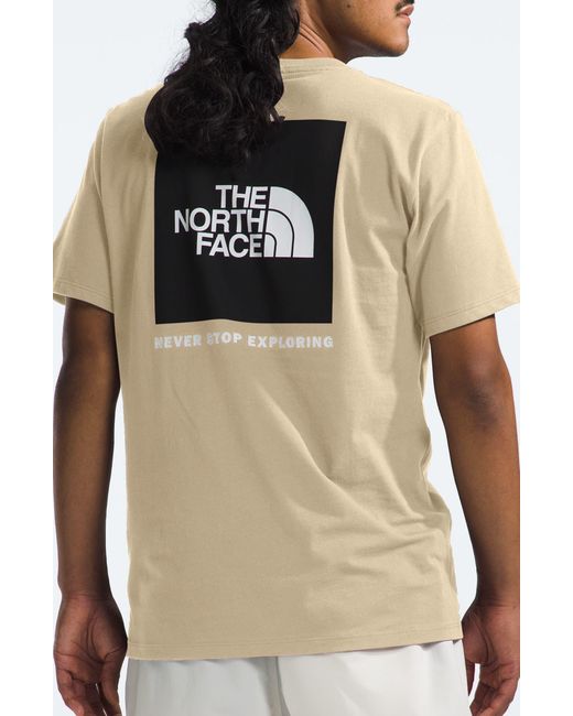 The North Face Natural Nse Box Logo Graphic T-shirt for men