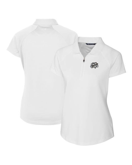 Cutter & Buck White Omaha Storm Chasers Forge Drytec Raglan Stretch Polo At Nordstrom