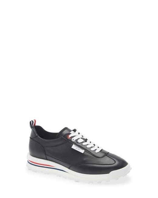 Thom Browne White Soft Tech Running Shoe for men