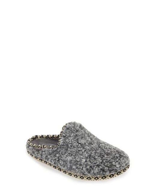 Toni Pons Gray Contrast Trim Slip-On Slippers
