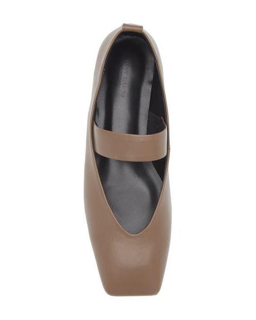 Tony Bianco Brown Hawaii Mary Jane Flat