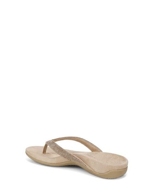 Vionic Multicolor Dillon Shine Flip Flop