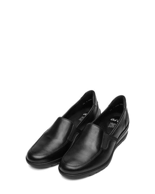 Ara Black Zen Wedge Loafer