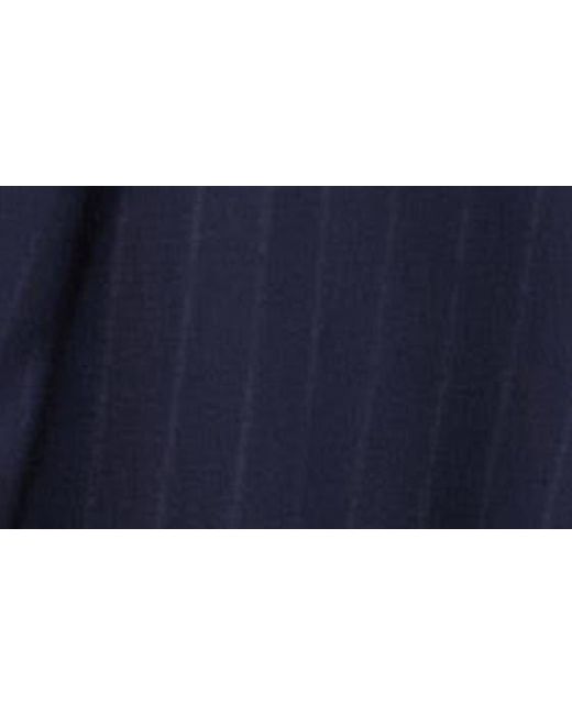 ASOS Blue Slim Fit Pinstripe Suit Jacket for men