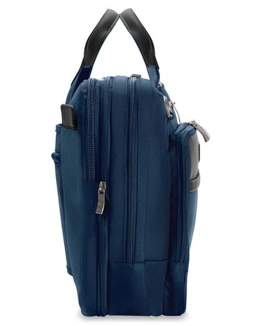 Briggs & Riley Blue @Work Medium Expandable Briefcase