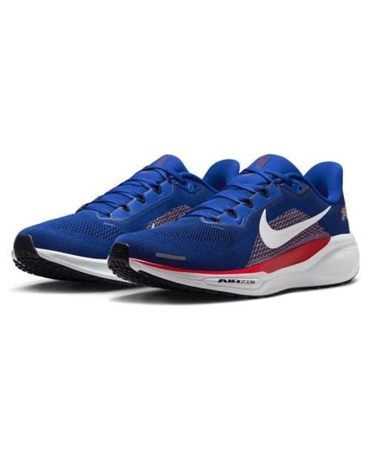 Nike Blue Buffalo Bills Air Zoom Pegasus 41 Sneakers