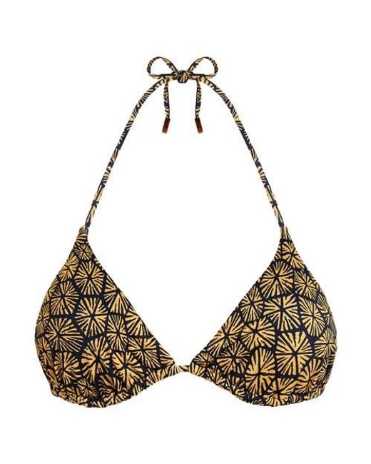 Vilebrequin Multicolor Carapaces Jersey Triangle Bikini Top