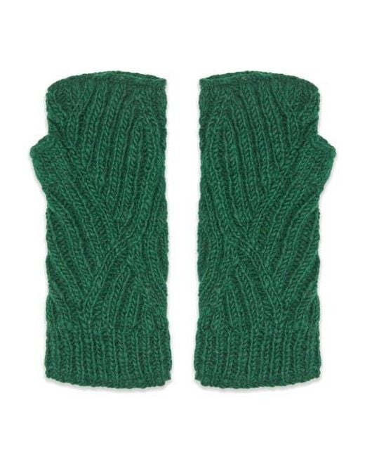 feel good Green Vienna Wool Half Mitten