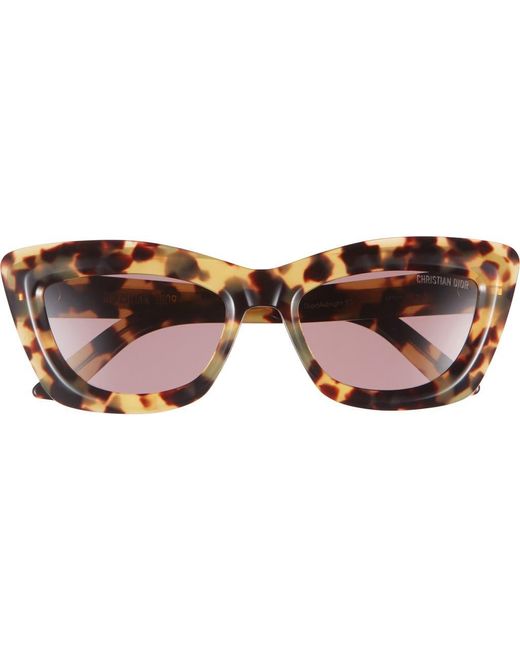 Dior Brown Midnight B3I 54Mm Cat Eye Sunglasses