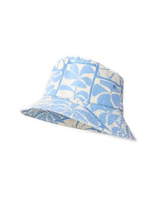 Rip Curl Blue Floral Print Bucket Hat