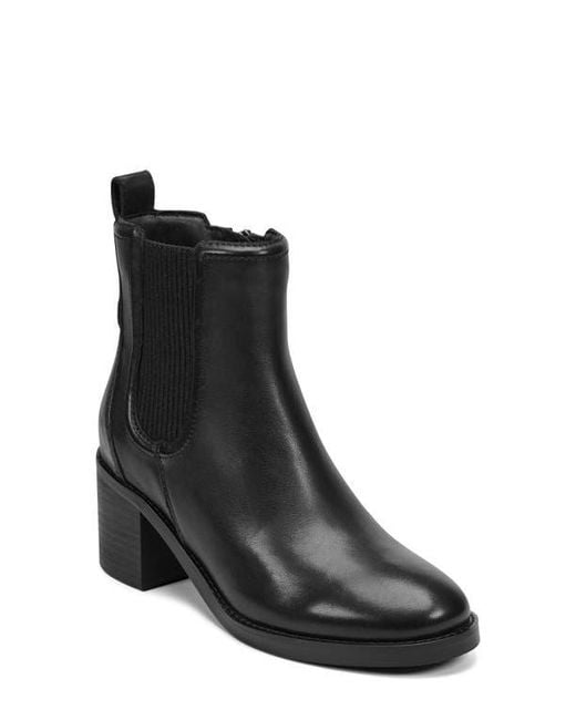 Earth Black Cassi Side Zip Boot