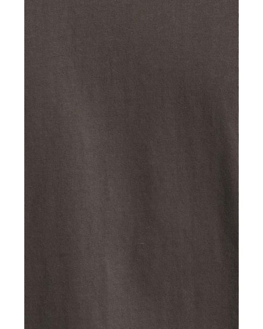 FRAME Gray Logo Cotton T-Shirt for men