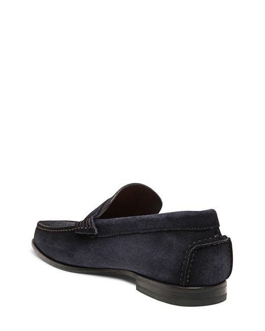 Santoni Black Ikangia Penny Loafer for men