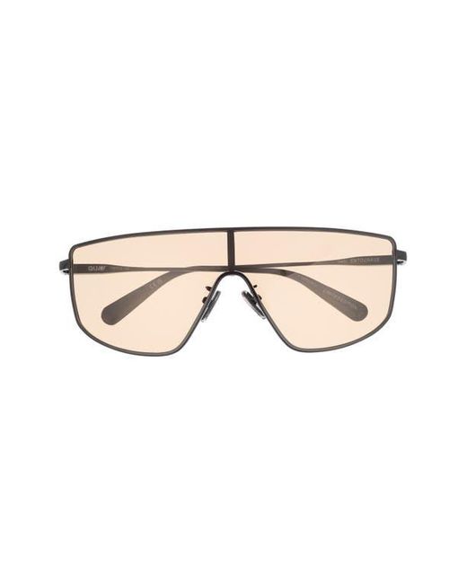 Quay Natural Entourage 138Mm Gradient Shield Sunglasses