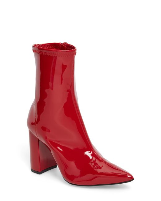 Jeffrey Campbell Siren Bootie in Red Patent (Natural) - Lyst