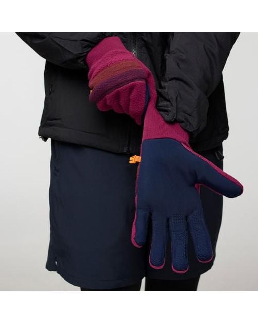 COTOPAXI Blue Teca Fleece Gloves