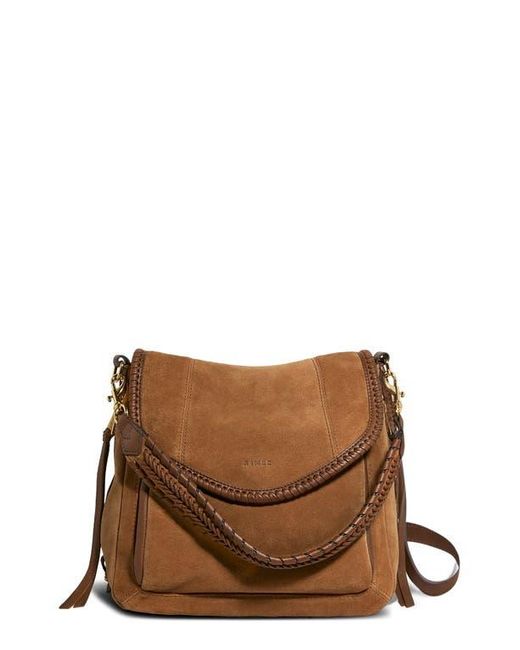 Aimee Kestenberg Brown All For Love Convertible Leather Shoulder Bag