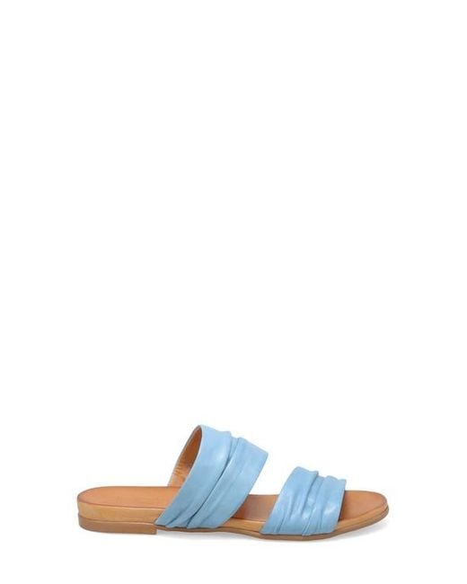 Miz Mooz Blue Tevin Slide Sandal
