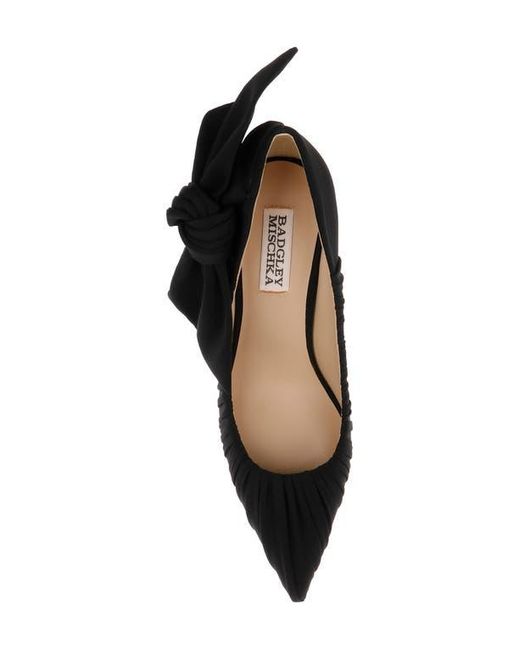 Badgley Mischka Black Vanesa Pointed Toe Pump