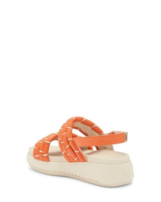 Paul Green Red Amara Platform Sandal
