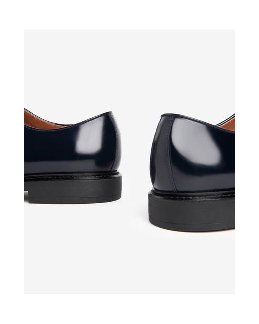 Nero Giardini Blue Plain Toe Derby for men