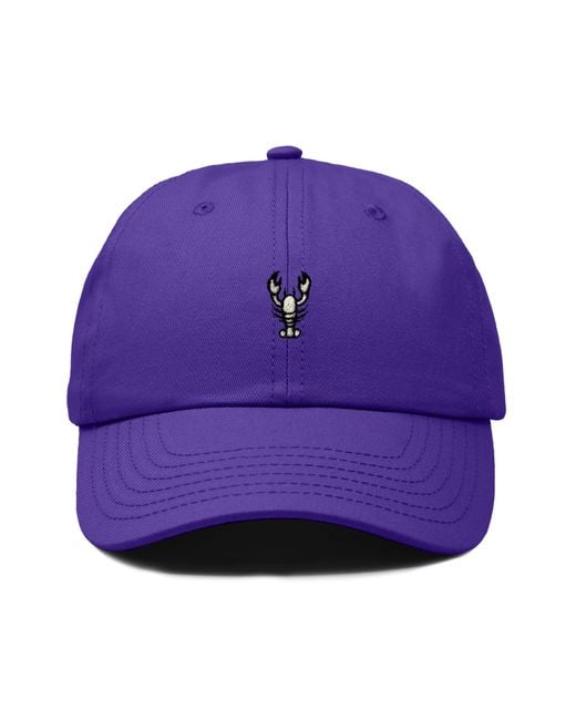 Alix Purple Lobster Dad Cap