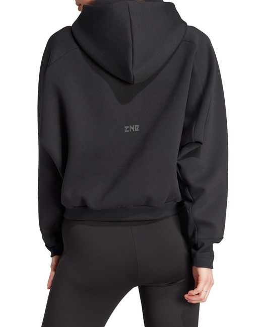 Adidas Originals Black Z. N.e. Zip-up Hoodie