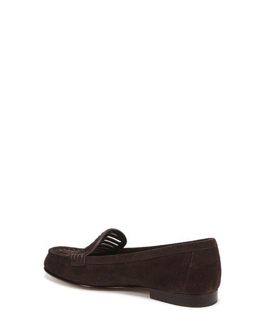 Veronica Beard Brown Cutout Loafer
