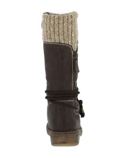 Spring Step Brown Acaphine Water Resistant Boot