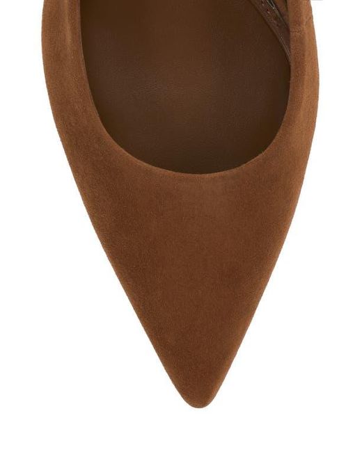 Vince Camuto Brown Valiey Slingback Flat