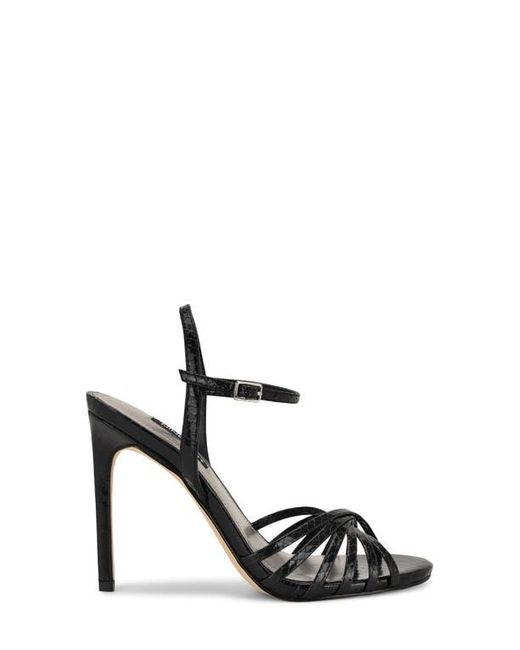 Nine West Black Meripen Ankle Strap Sandal