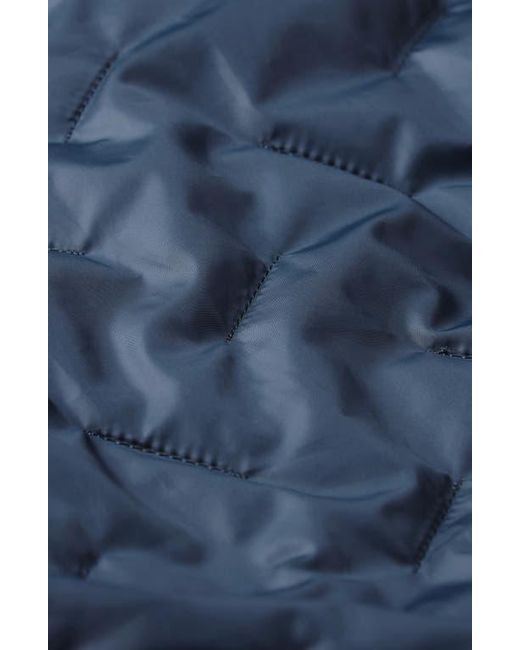Marmot Blue Monoquilt Zip Hoodie for men