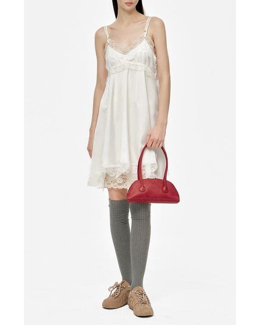 MARGE SHERWOOD Red Bessette Leather Shoulder Bag