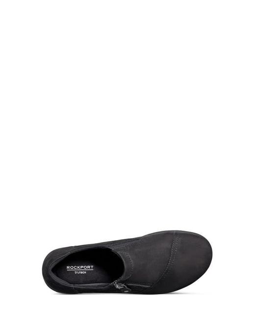 Rockport Black Hallie Zip Sneaker