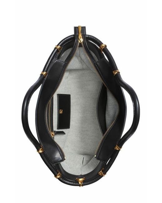 Donna Karan Black Chiffon Satchel