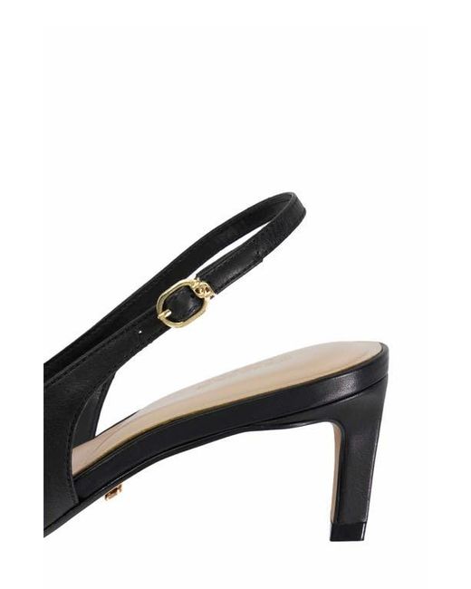 Dune Black Celinna Pointed Toe Slingback Pump