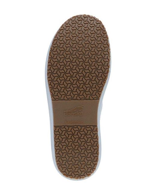 Dansko White Platform Pro Clog