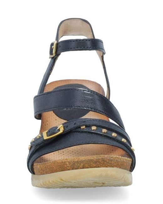 Miz Mooz Blue Sophee Wedge Sandal