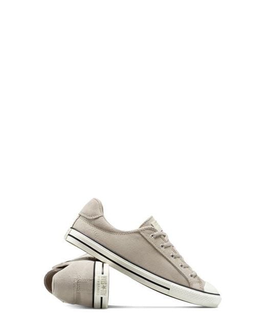 Converse White Chuck Taylor All Stair Dainty Suede Sneaker