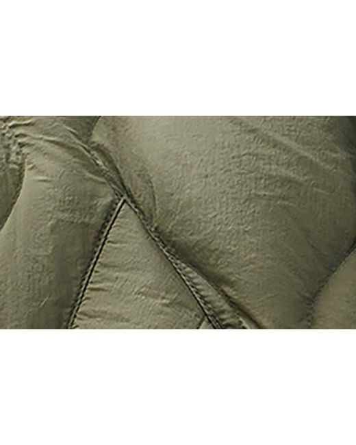Rag & Bone Green Dane Quilted Down Parka for men