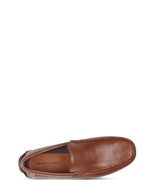 Kenneth Cole Brown Theo Moc Toe Driving Loafer for men