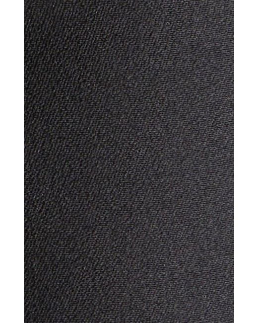 ShuShu/Tong Black Satin Capri Pants