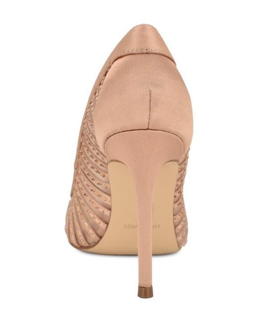 Nine West Natural Feresah Pointed Toe Pump