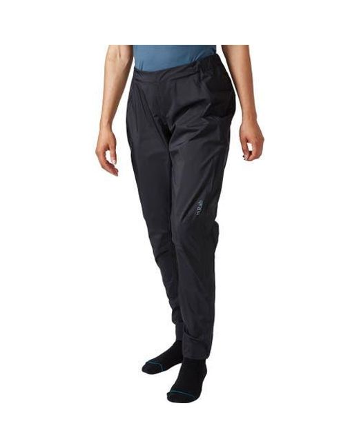Rab Black Cinder Downpour Pant